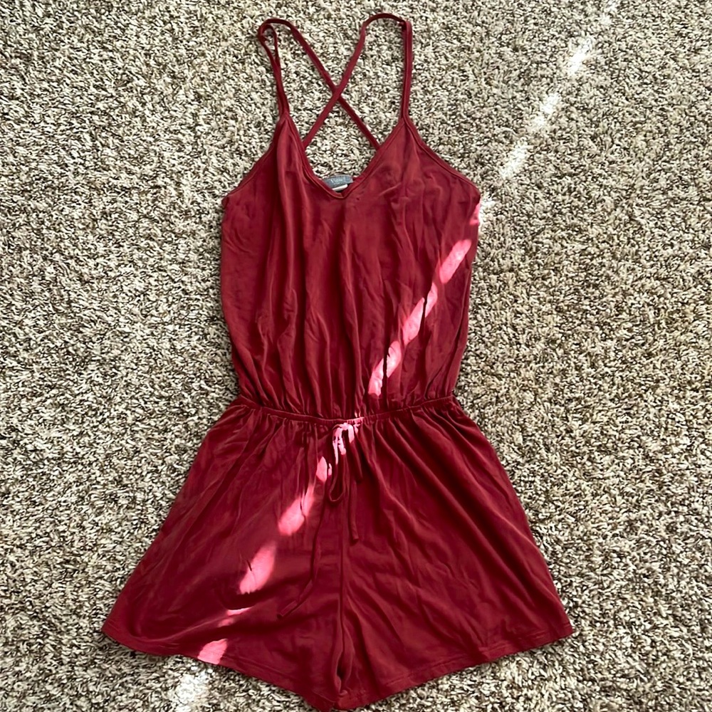 Vizio Maroon Romper